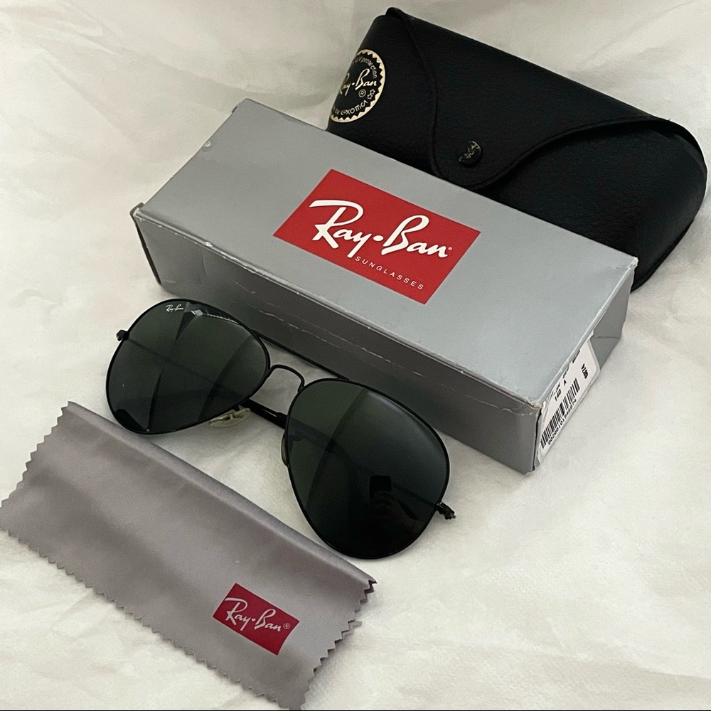 Ray-Ban Rb3026 Large Metal Ii Aviator Sunglasses